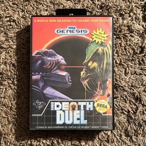 Genesis Death Duel Video Game - Black